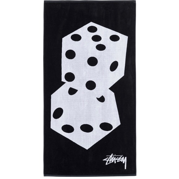Stussy Dice Jacquard Beach Towel - Picture 1 of 2